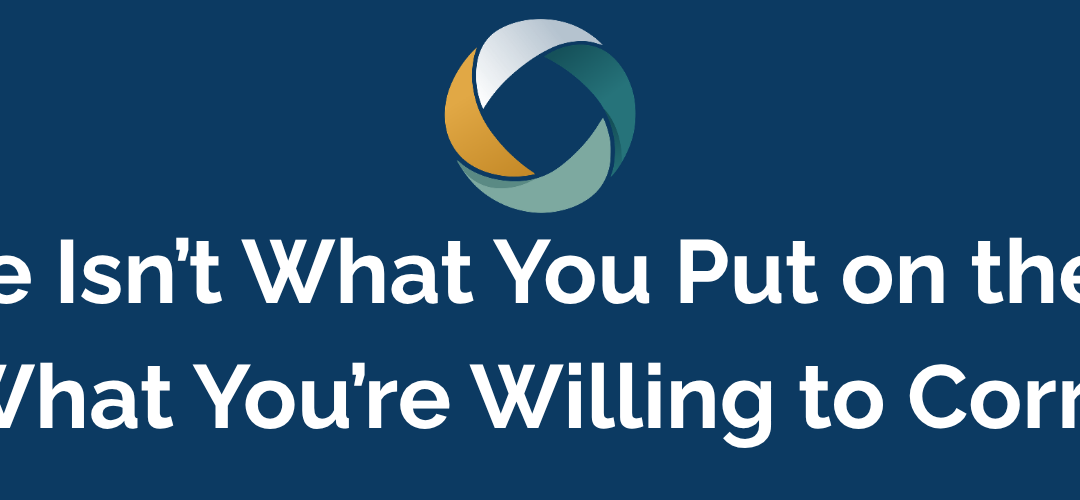 Culture Isn’t What You Put on the Wall. It’s What You’re Willing to Correct.